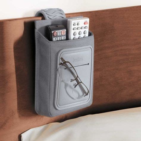 bedroom remote holder|bedside holder for remote controls.